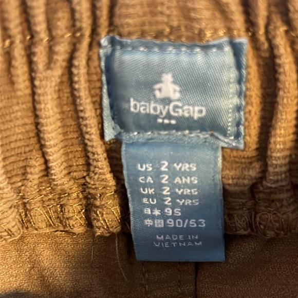 Gap Boys corduroy pants 2T - Picture 2 of 4
